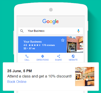 Google post voorbeeld